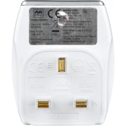 MASTERPLUG SURGE ADAPTOR WITH 2 X USB (3.1A) GLOSS WHITE -Energizer Sales Store 13341331 1434913232438600