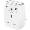 MASTERPLUG SURGE ADAPTOR WITH 2 X USB (3.1A) GLOSS WHITE -Energizer Sales Store 13341331 1984913232207807