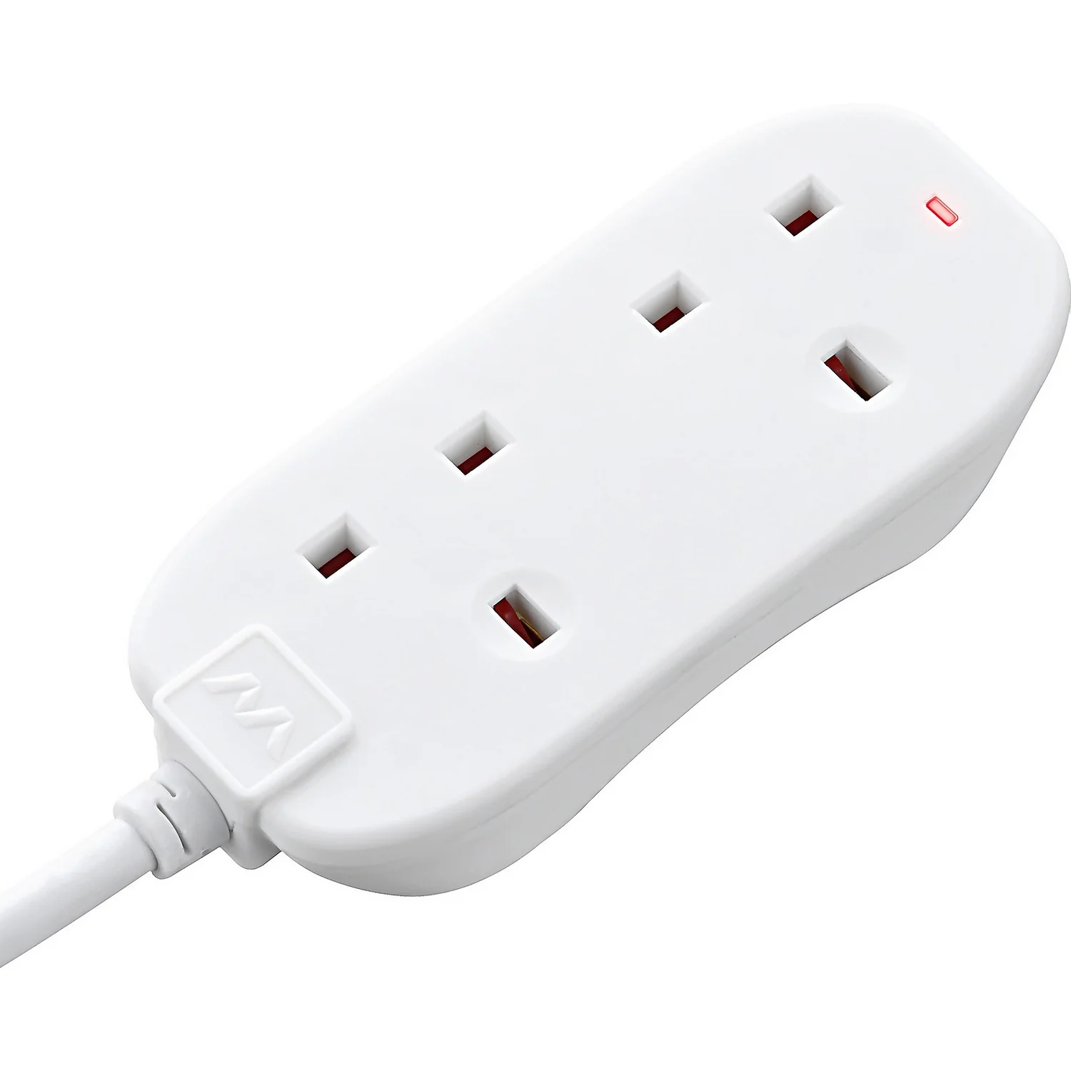 Masterplug 2 Socket 10 Metre 13 Amp White Extension With Power Indicator 5 Masterplug 2 Socket 10 Metre 13 Amp White Extension With Power Indicator - Image 3