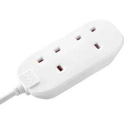 Masterplug 2 Socket 5 Metre 13 Amp White Extension Lead -Energizer Sales Store 13426296 7214947719217798