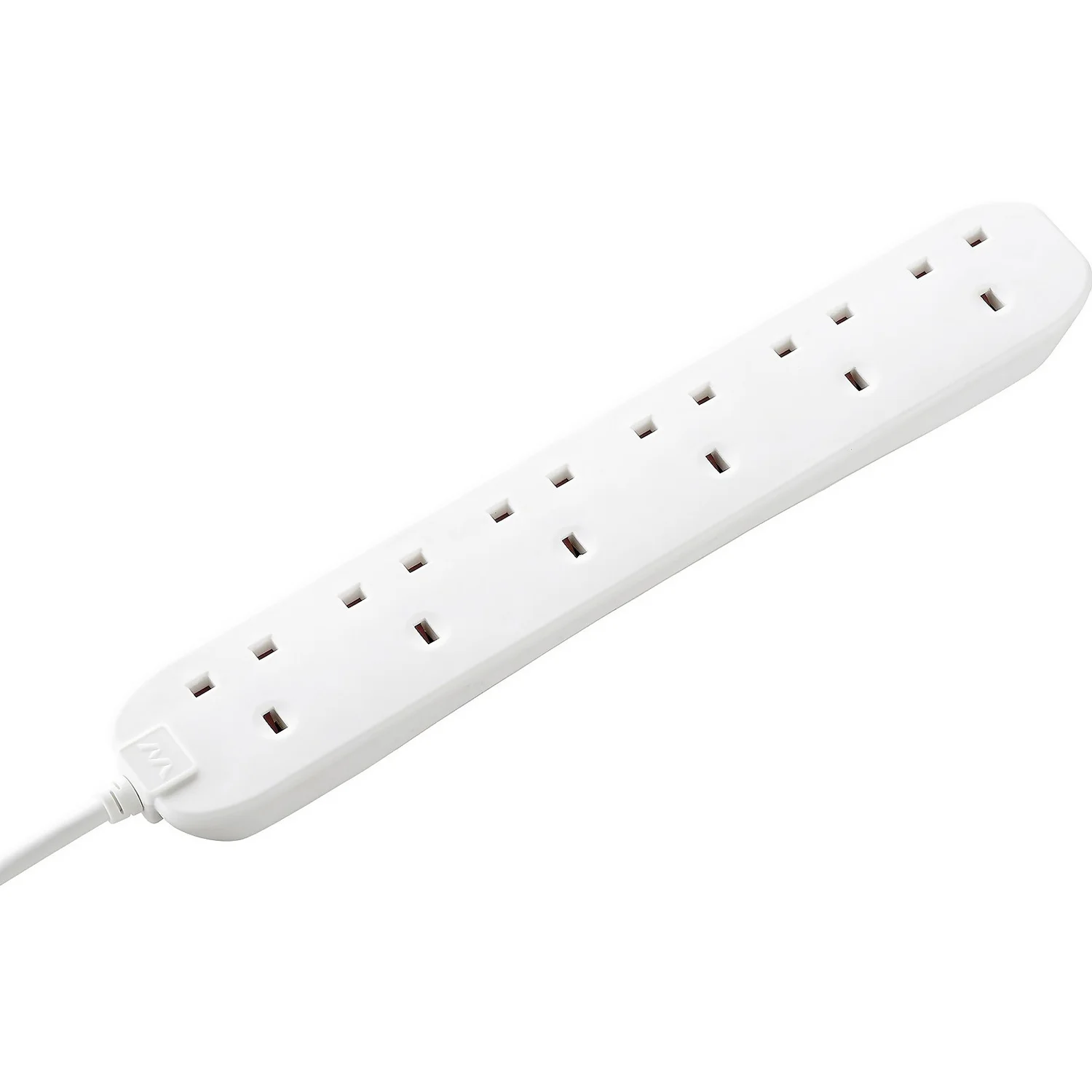 Masterplug 6 Socket 1 Metre 13 Amp White Extension Lead 5 Masterplug 6 Socket 1 Metre 13 Amp White Extension Lead - Image 3