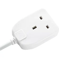 Masterplug Single Socket 5 Metre 13 Amp White Extension Lead 9 Masterplug Single Socket 5 Metre 13 Amp White Extension Lead -Energizer Sales Store 13426299 9494947718977330