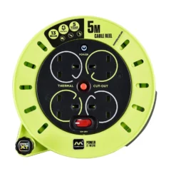 Masterplug 4 Socket 5 Metre 13 Amp Cassette Reel -Energizer Sales Store 13426300 1294947720033237