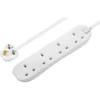 Masterplug 4 Socket 5 Metre 13 Amp White Extension Lead 2 Masterplug 4 Socket 5 Metre 13 Amp White Extension Lead -Energizer Sales Store 13426301 1444947719406372