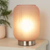 Pearl Frosted Table Lamp - Rose -Energizer Sales Store 13445403 1905042044937259