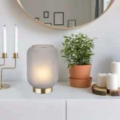 Pearl Frosted Table Lamp - Navy 17 Pearl Frosted Table Lamp - Navy -Energizer Sales Store 13445407 2075042048294196