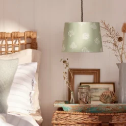 Country Living Salcombe Seaflower Patterned Lamp Shade - Laurel Green 14 Country Living Salcombe Seaflower Patterned Lamp Shade - Laurel Green -Energizer Sales Store 13445408 1114953139926984