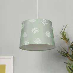 Country Living Salcombe Seaflower Patterned Lamp Shade - Laurel Green 11 Country Living Salcombe Seaflower Patterned Lamp Shade - Laurel Green -Energizer Sales Store 13445408 5205042048559417