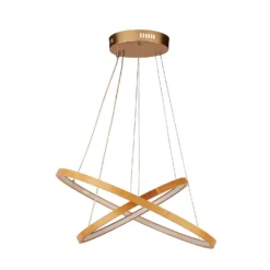 Malibu LED Double Ring Ceiling Pendant Light - Bamboo -Energizer Sales Store 13445411 1545042050498641