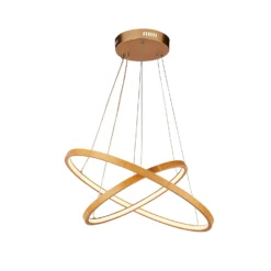 Malibu LED Double Ring Ceiling Pendant Light - Bamboo -Energizer Sales Store 13445411 1935042050411851