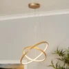 Malibu LED Double Ring Ceiling Pendant Light - Bamboo 1 Malibu LED Double Ring Ceiling Pendant Light - Bamboo -Energizer Sales Store 13445411 6255042050381215