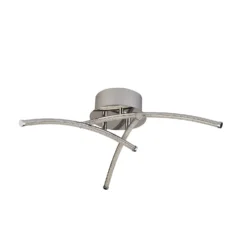 Atlanta 3 Light LED Flush Ceiling Light - Chrome -Energizer Sales Store 13445412 2504976242109739