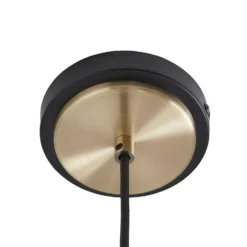 Shoreditch Glass Pendant Light - Champagne & Brass -Energizer Sales Store 13453791 1714915324499952