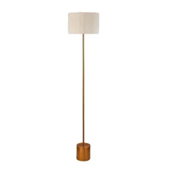 Raffia Floor Lamp - White & Gold 10 Raffia Floor Lamp - White & Gold -Energizer Sales Store 13525826 1494956834911697