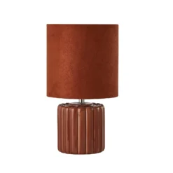 Phoebe Ceramic Table Lamp - Rust 9 Phoebe Ceramic Table Lamp - Rust -Energizer Sales Store 13525839 8464962282341481