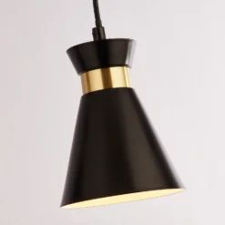 Balham 3 Light Diner Bar Light - Black & Brass 16 Balham 3 Light Diner Bar Light - Black & Brass -Energizer Sales Store 13528465 2695042092159797
