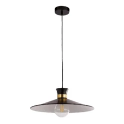 Balham Pendant Ceiling Light - Black & Brass -Energizer Sales Store 13528466 1604976242406220