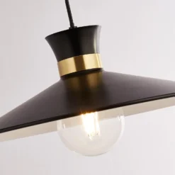 Balham Pendant Ceiling Light - Black & Brass -Energizer Sales Store 13528466 2094976242471347