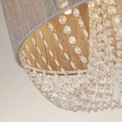 Bellano 5 Light Flush Ceiling Light - Grey -Energizer Sales Store 13528472 3614976728592895