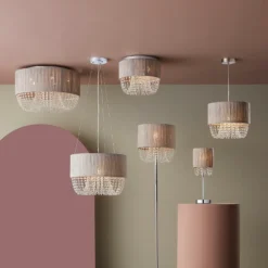 Bellano 5 Light Flush Ceiling Light - Grey -Energizer Sales Store 13528472 9085009405521083