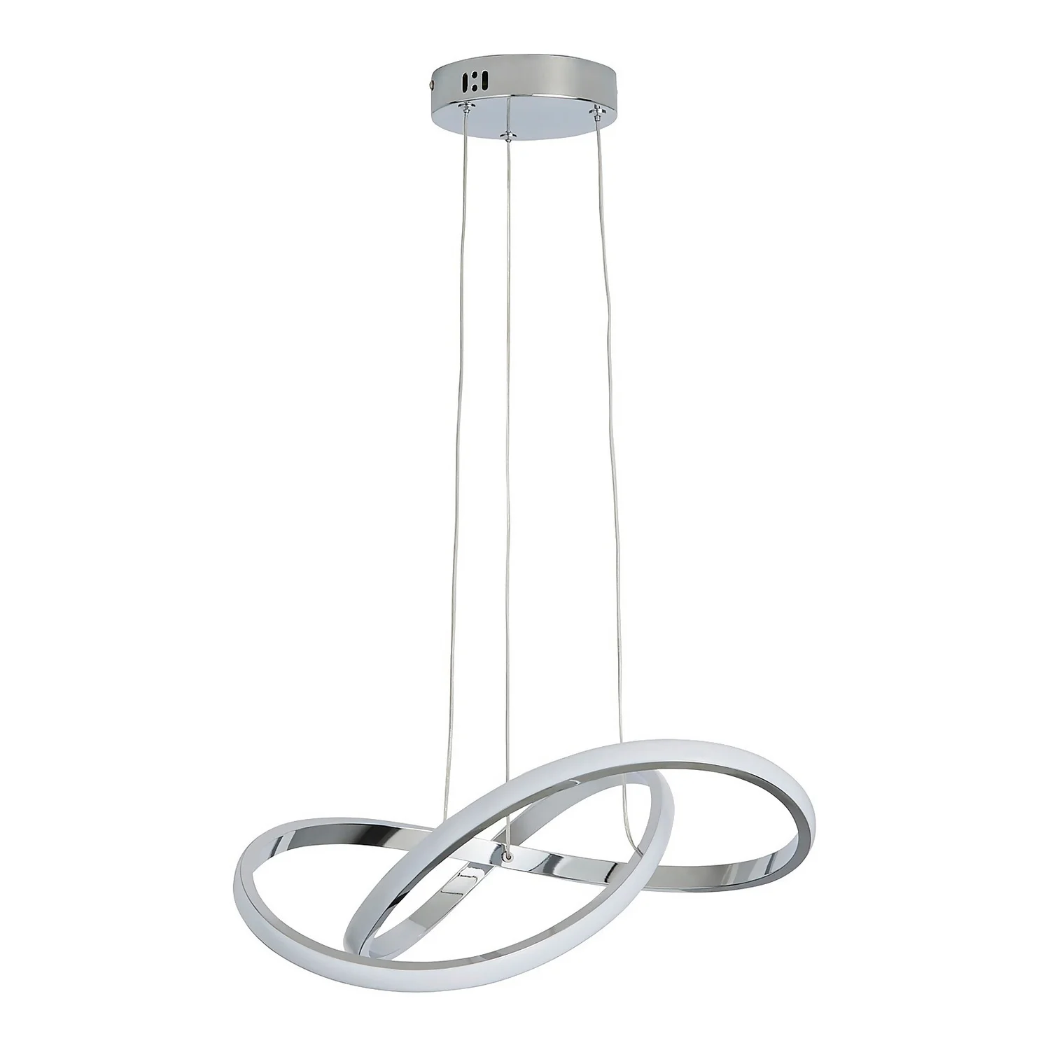 Boston LED Infinity Ceiling Pendant Light - Chrome 5 Boston LED Infinity Ceiling Pendant Light - Chrome - Image 3