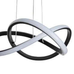 Boston LED Infinity Ceiling Pendant Light - Black -Energizer Sales Store 13529584 1314945395872679