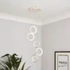 Lenox LED 5 Ring Cluster Pendant Ceiling Light - Chrome 2 Lenox LED 5 Ring Cluster Pendant Ceiling Light - Chrome -Energizer Sales Store 13529592 8725008896681957