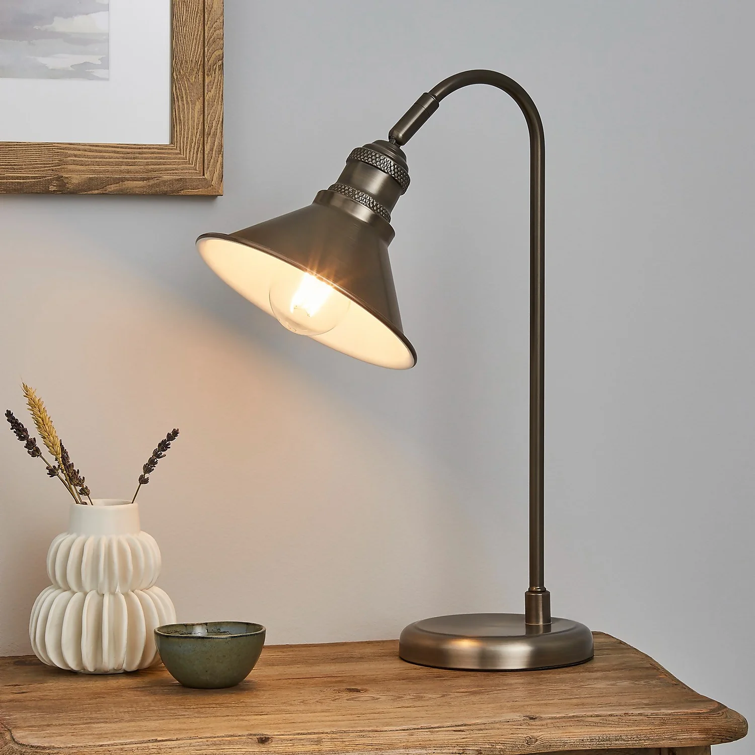 Didsbury Pewter Table Lamp 3 Didsbury Pewter Table Lamp