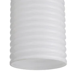 Katya Ribbed Glass Easy Fit Shade - White 9 Katya Ribbed Glass Easy Fit Shade - White -Energizer Sales Store 13529605 2134945395669459