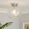 Amy Glass Flush Ceiling Light -Energizer Sales Store 13529618 1184945395733251
