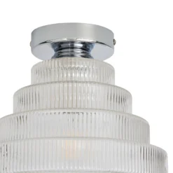 Monet Tiered Glass Flush Ceiling Light -Energizer Sales Store 13529628 9474945395909987