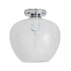 Fletcher Glass Flush Ceiling Light -Energizer Sales Store 13529630 1544945396563252