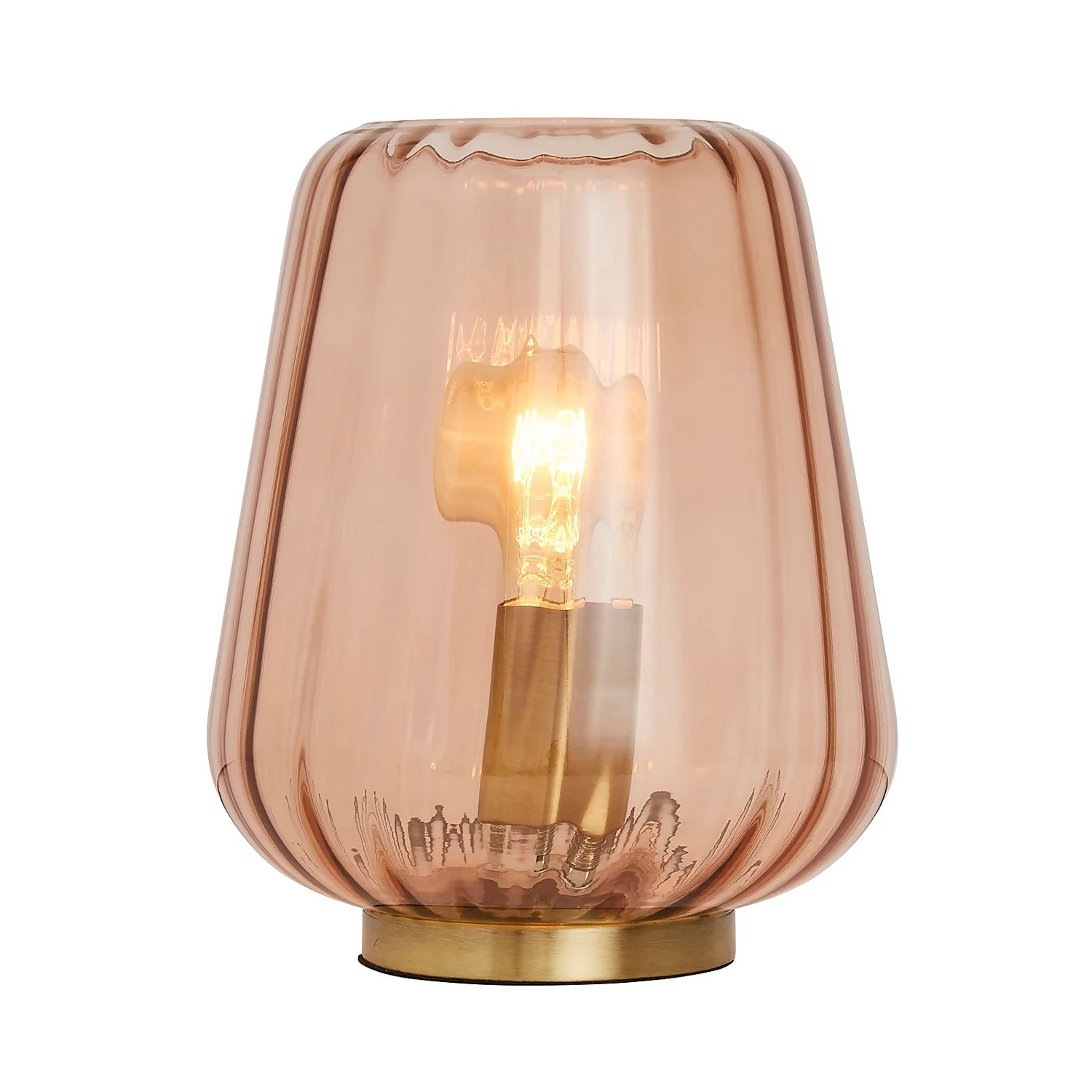 Adore Glass Table Lamp - Amber 4 Adore Glass Table Lamp - Amber - Image 2