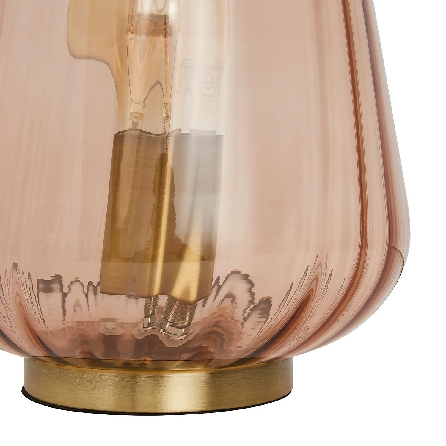 Adore Glass Table Lamp - Amber 6 Adore Glass Table Lamp - Amber - Image 4