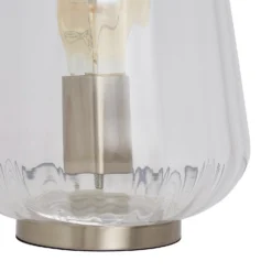 Adore Glass Table Lamp - Clear -Energizer Sales Store 13529637 1674945396896315