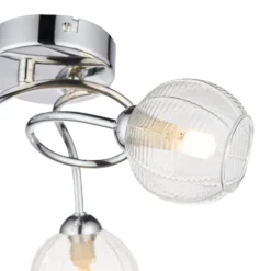 Tatton 3 Light Semi Flush Ceiling Light - Chrome -Energizer Sales Store 13645375 1034942855445145