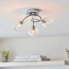 Tatton 3 Light Semi Flush Ceiling Light - Chrome -Energizer Sales Store 13645375 6354942855180248