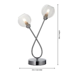 Tatton Table Lamp - Chrome -Energizer Sales Store 13645377 6954942855536141