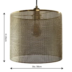 Amina Easy Fit Shade - Brass -Energizer Sales Store 13695774 2144959109373373