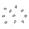10 Silver Glitter Pinecone Christmas String Light (Battery Operated) -Energizer Sales Store 13698356 7734984583859054