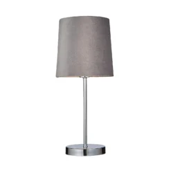 Paris Velvet Table Lamp - Grey -Energizer Sales Store 13751359 1704969499046084