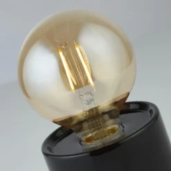 Elle Battery Powered Table Lamp - Black & White -Energizer Sales Store 13764009 1444980119902308