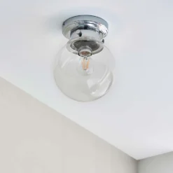 Cheswick Bathroom Flush Light - Chrome -Energizer Sales Store 13794227 1514957104813507