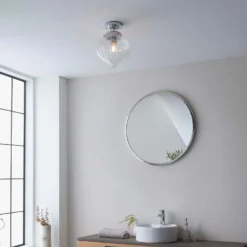 Cheston Bathroom Flush Light - Chrome -Energizer Sales Store 13794228 8824957104307545