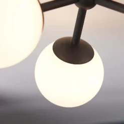 Pulsa Bathroom Semi Flush Light - 3lt Black -Energizer Sales Store 13794229 6444957105632117