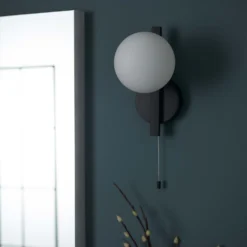 Hawkhill Bathroom Wall Light - Black -Energizer Sales Store 13794233 4944957104767109