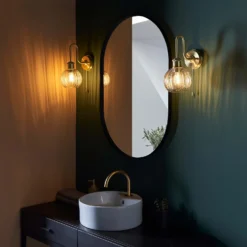 Setley Bathroom Wall Light - Brass -Energizer Sales Store 13794238 4554957104577806