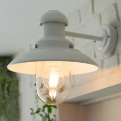 Hereford Outdoor Wall Light - White 12 Hereford Outdoor Wall Light - White -Energizer Sales Store 13794244 1564957104353907