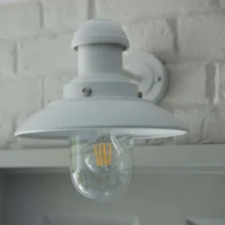 Hereford Outdoor Wall Light - White 11 Hereford Outdoor Wall Light - White -Energizer Sales Store 13794244 9174957104316596