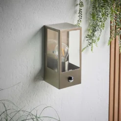 Oxford PIR Outdoor Wall Light - Stainless Steel -Energizer Sales Store 13794245 1294957105559928